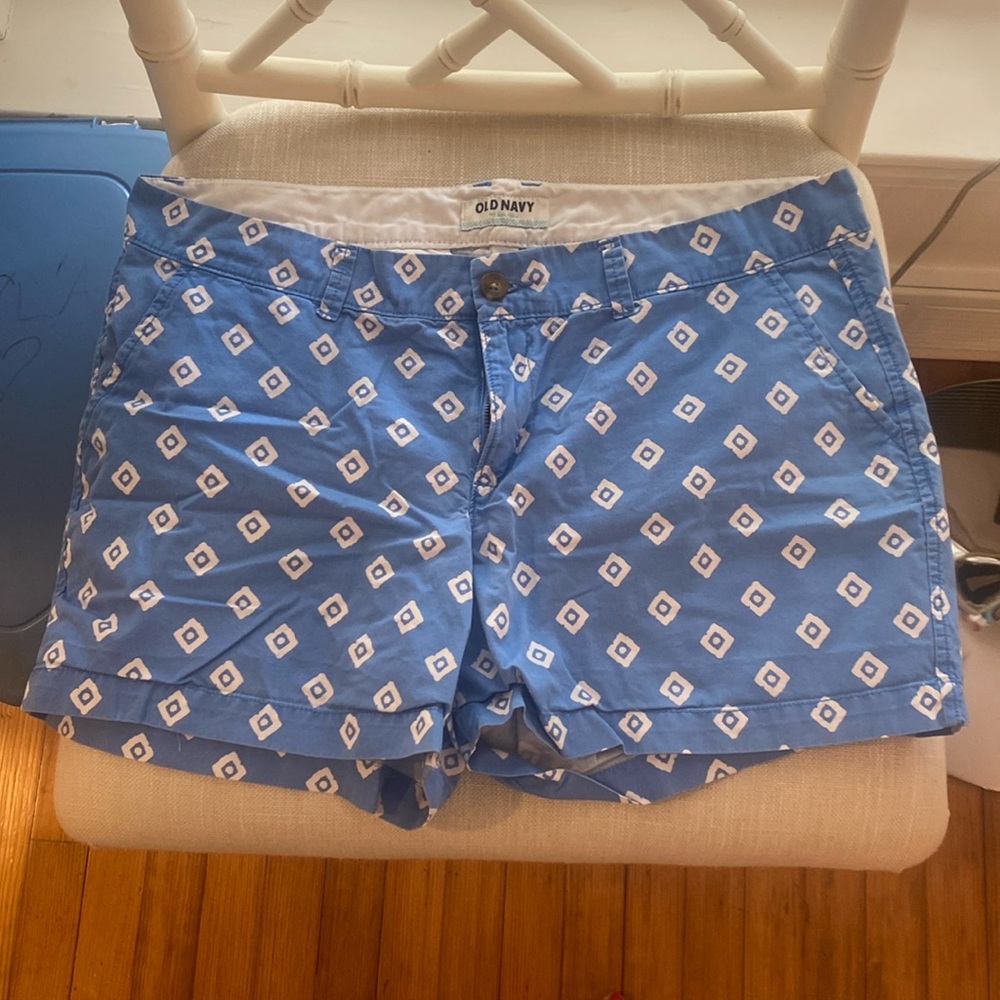 Old navy shorts size 12. Slight fading